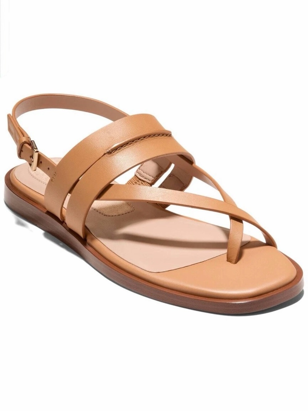 Cole Hahn Women’s Estella Strappy Slingback Sandals in Biscuit NWT